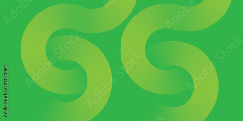 Abstract green circle background trendy. Fluid shapes composition. vector design concept. Decorative web layout simple modern good art natural