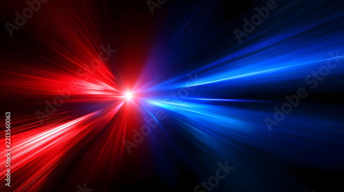 Divider border with red and blue flame effects – Stock Illustration