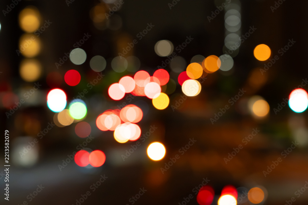 Fototapeta premium ボケた夜景