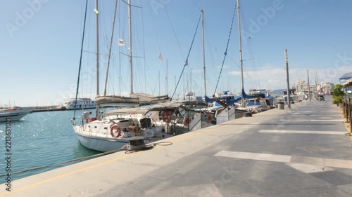 Limassol, Cyprus, 2026,4th, july, boats moored in the old port