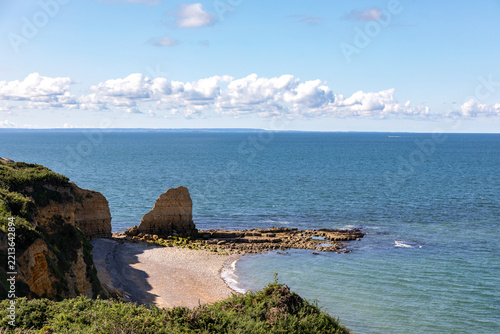 Pointe du Hoc D-Day Landing Beach, Cricqueville-en-Bessin, Calvados, France