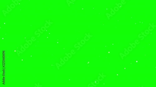 Winterthemed designs  technology concepts, this mesmerizing visual of snow particles on a vibrant green background adds a modern touch.