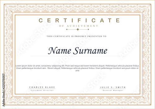 certificate of completion template