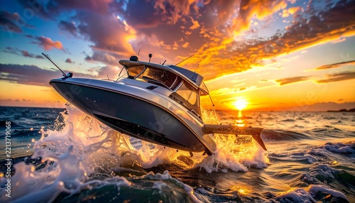 boat on the sea