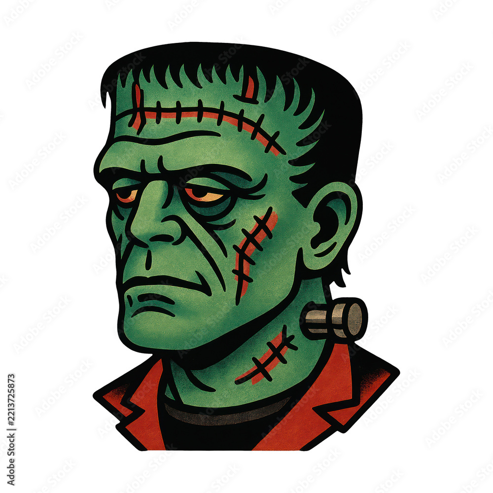 Fototapeta premium PNG Classic monster cartoon illustration.