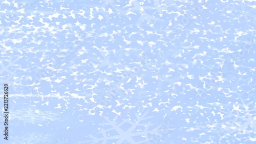  Winter Frosted Snowflake Video Transitions