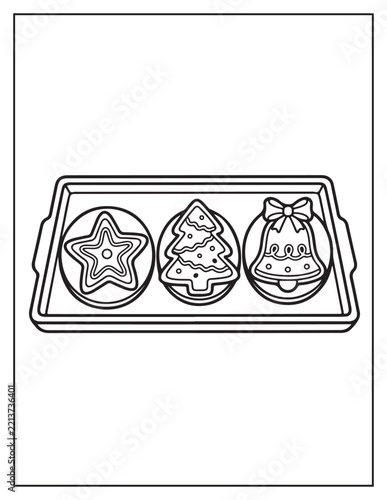 Christmas Country Kitchen Baking coloring pages, Christmas Country Kitchen Baking