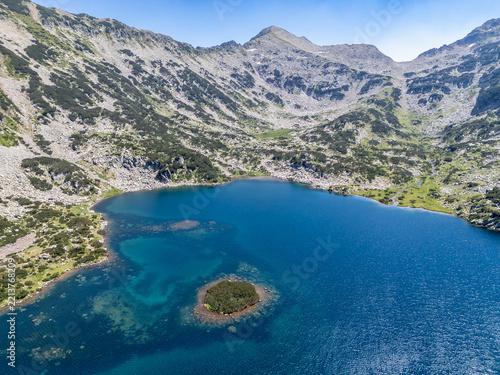 Popovo mountain lake in Bulgaria