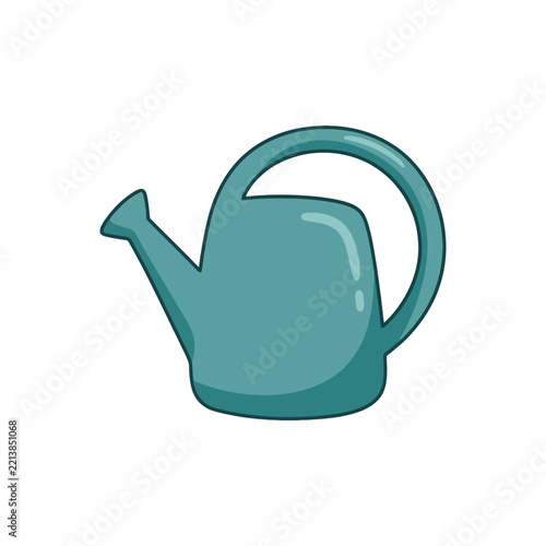 Watering Can Flat Vector Icon