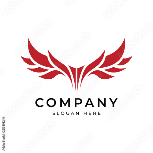 Red Winged Logo Symbol