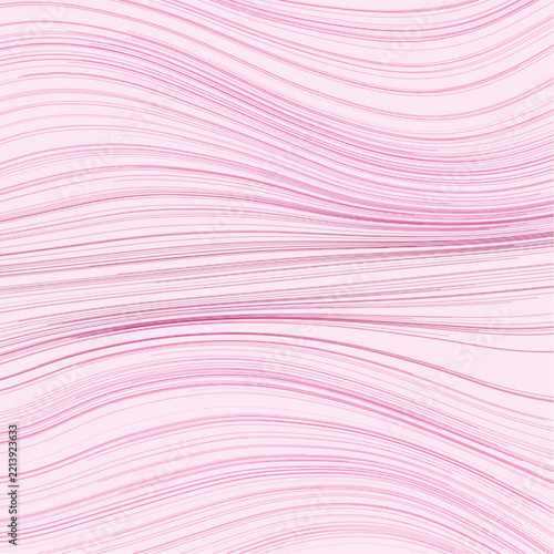 Abstract Light Pink diagonal flow field with curved streamline lines for modern background design