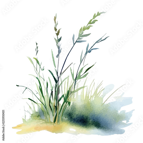 Staples, watercolor vector painting, artwork, isolated on a white background.