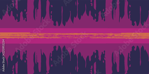 Car decal livery wrap banner abstract stripe sporty pink yellow color combination grunge brush thunder storm modern pattern racing motorsport vector design