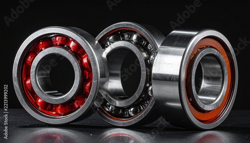 Precision Ball Bearings: Industrial Steel Mechanical Components