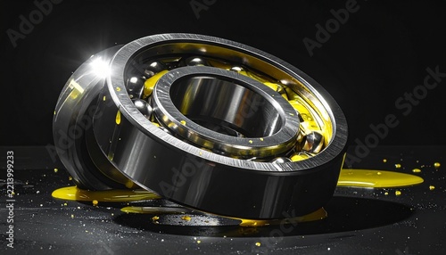Precision Ball Bearings: Industrial Steel Mechanical Components
