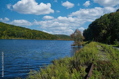 A section of the Empire State Trail between Brewster and Poughkeepsie, created on abandoned railway lines.
