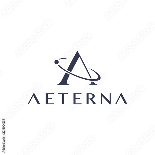 A sophisticated logo for a premium wellness brand, featuring a bold black 'A' surrounded by a dynamic red swoosh and a dot. This symbolises health, vitality, and progress.