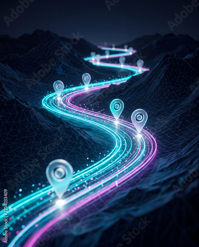 GPS Location Pin Fiber Optics