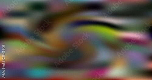 Multicolored abstract blurred background, with swirling liquid, colors and soft, gradient transitions