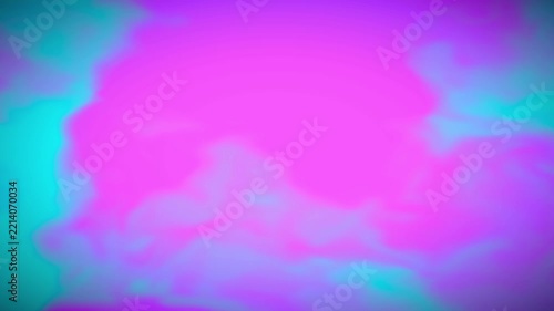 Vibrant Neon Pink and Cyan Abstract Liquid Fluid Motion Background