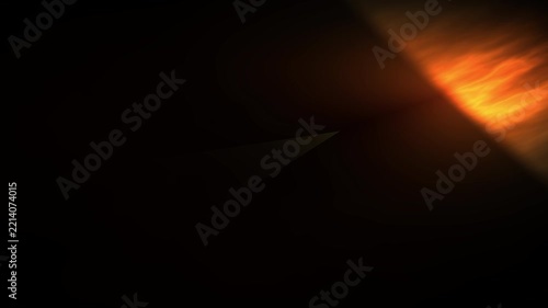 Fire Trail Energy Burst Effect Streaking Diagonally across Dark Background