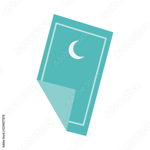 Prayer Rug Element in a Flat Cartoon Design. Vector Illustration
