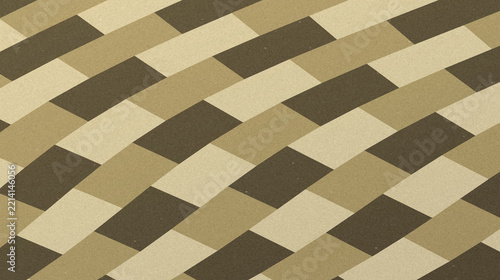 Abstract harlequin grain texture in orange beige yellow and brown geometric pattern with angular shapes speckles and dusty decorative backdrop