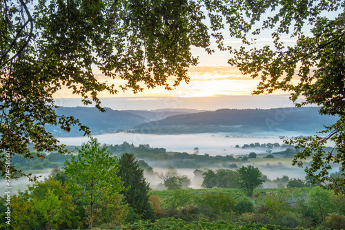 Herbstmorgen bei Ettenheim in der Ortenau