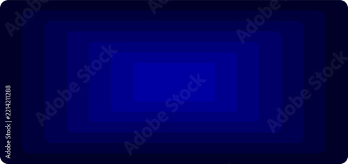 Minimalist dark blue concentric rectangular frame with layered geometric borders and a subtle glowing center, creating a modern abstract background.