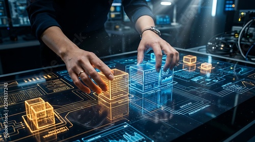 Professional Developer Managing Virtual Big Data Blocks