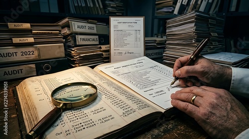 Professional Audit Verification of Financial Documents and Ledgers