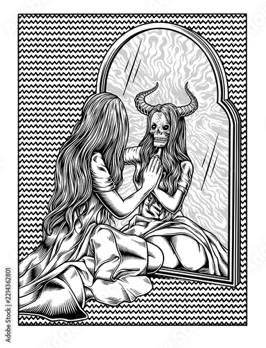 skull woman