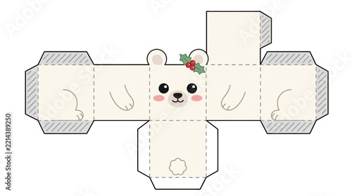 Cute Origami Paper Panda Pop Up Card.