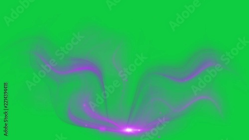Purple Magical Smoke Swirling Through a Mystical Fantasy Scene Green Screen VFX Chroma Key Effect