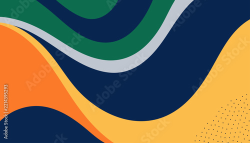 Vibrant Modern Background Illustration Featuring Abstract Shapes And Geometric Pattern Details