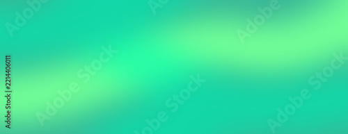 Abstract gradient background in smooth shades of mint green and teal