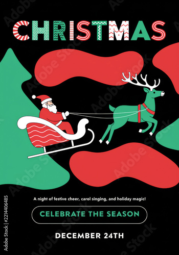 Christmas Celebration Event Flyer Template