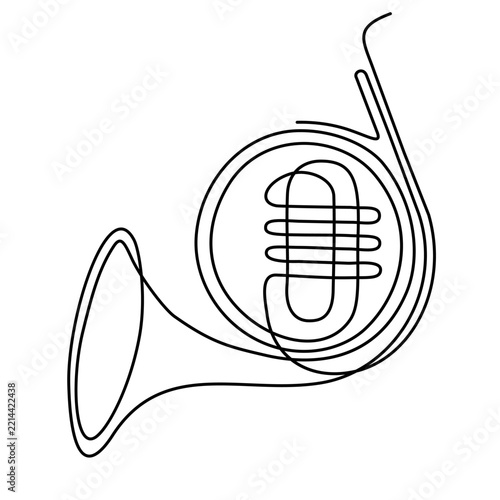 trumpet vector illustration
