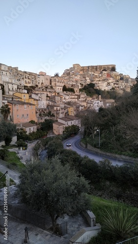 A splendid view shows the historic district of Ragusa Ibla.