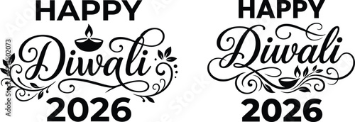 Happy Diwali 2026 Celebration Greeting Card