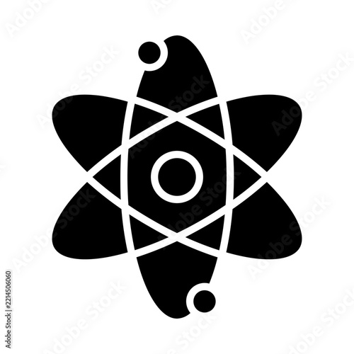 Atom Fill Vector icon