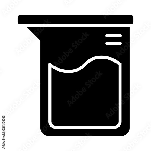 Beaker Fill Vector icon