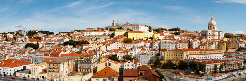 Fototapeta premium Panoramic cityscape of Lisbon, Portugal