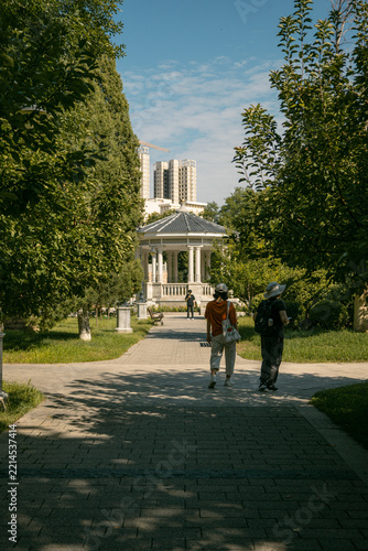 Fotografie people walking in the park