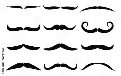 Premium Vintage Men’s Mustache Collection with Sophisticated Curly, Wavy, and Handlebar Designs
