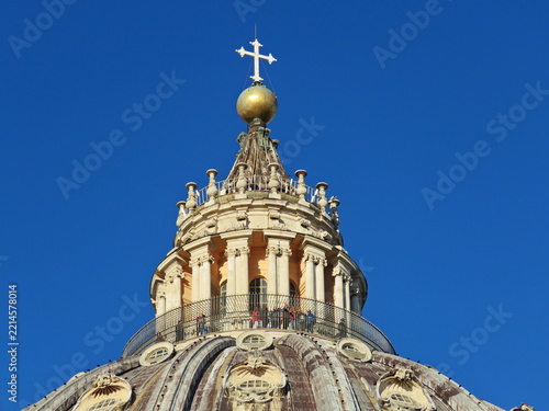 Photography People visiting the dome of St. Peter's Basilica, Vatican, Rome
