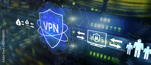 VPN Virtual Private Network for Secure Online Communication and Data Privacy Protection