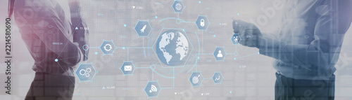 Global Network Data Management for Business Communication and Information Exchange Systems