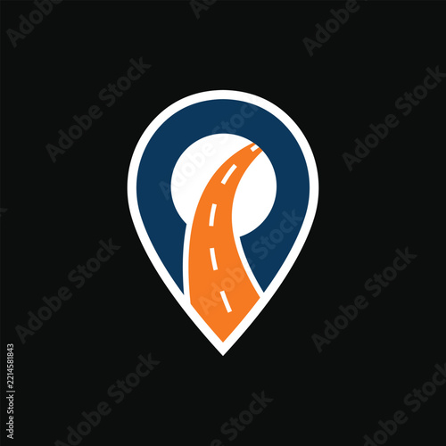 Location icon illustration design