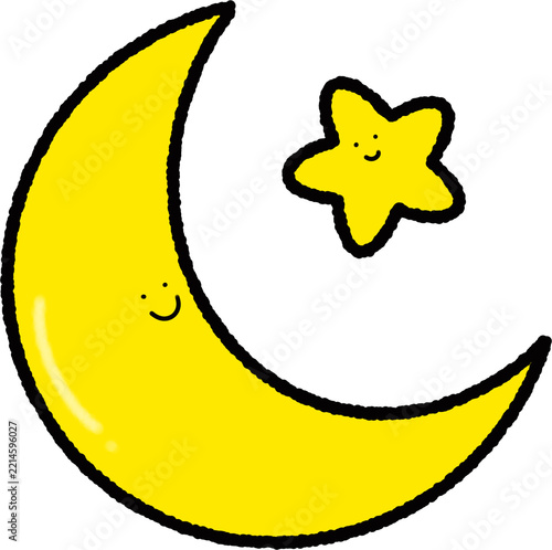Moon and Stars / Night sky
